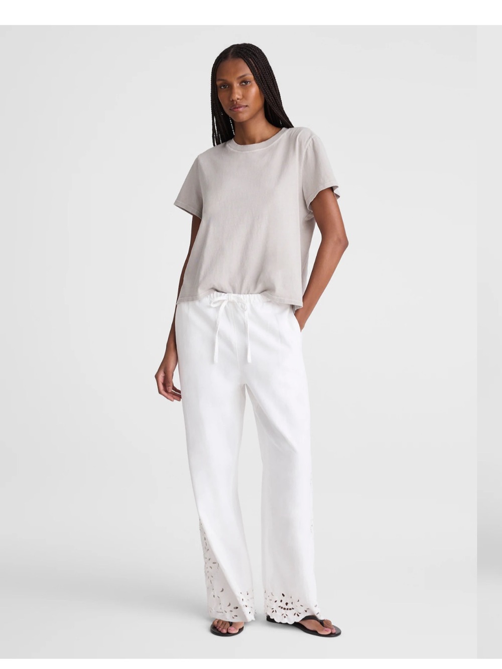 Madewell Embroidered Denim SZ M